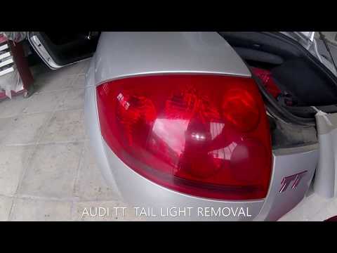 Audi TT  ( 1998–2006)  How to replace rear tai light