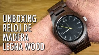 Unboxing Reloj de Madera Legna Wood en Español