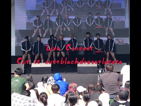 [KPOP IN PUBLIC CONCERT TAIWAN] Stage remix blackdress+latata remix dance cover by 4Minia愛在桃園公益青年演唱會