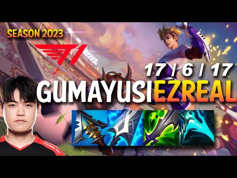 T1 Gumayusi EZREAL ADC vs HEIMERDINGER - KR Ranked