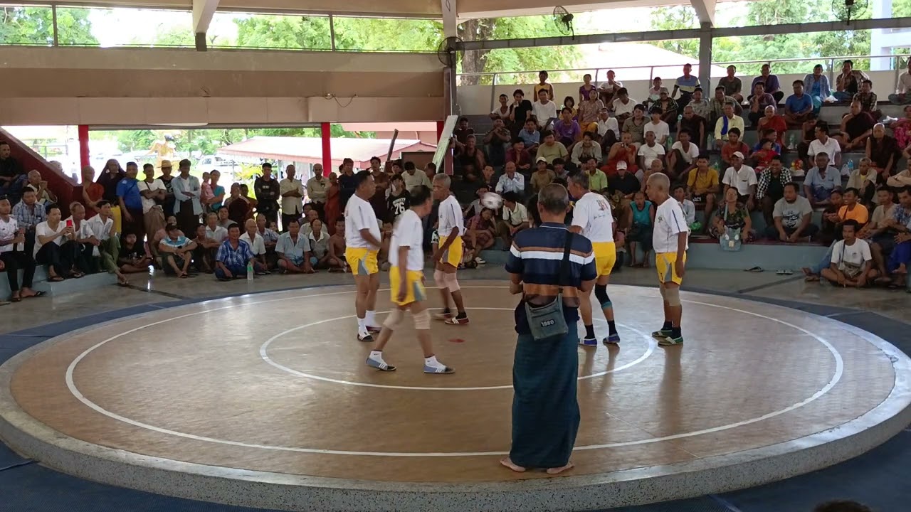 Myanmar Traditional Chinlone Sports (Warso Chinlone festival)