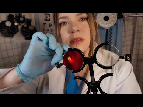 ASMR Hospital DETAILED Optic Nerve Eye Exam | Perfectionist Measuring, Lens 1 or 2