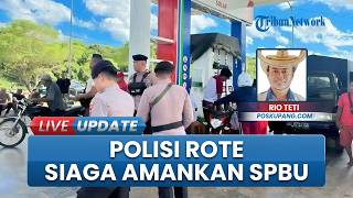 Cegah Gangguan Keamanan saat Antre BBM, Polres Rote Ndao Intensifkan Monitoring di Sejumlah SPBU