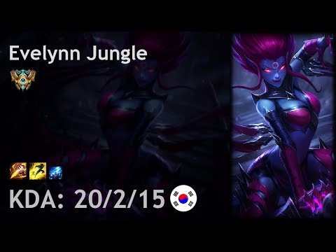Evelynn Jungle vs Gragas - KR Challenger Patch 7.15