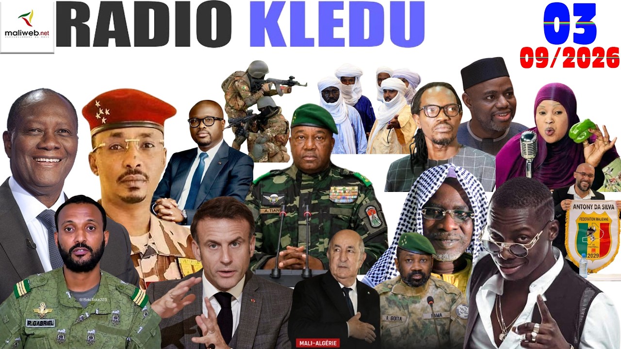 La Revue de Presse de la RADIO KLEDU du 03 Septembre 2026