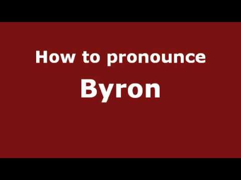 How to Pronounce Byron - PronounceNames.com