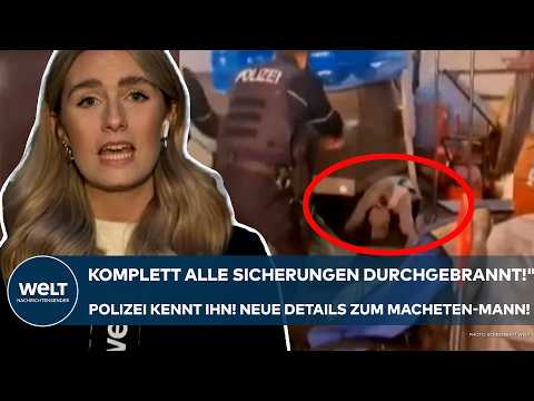ESSEN: "Komplett alle Sicherungen durchgebrannt!" Polizei kennt ihn! Neue Details zum Macheten-Mann!