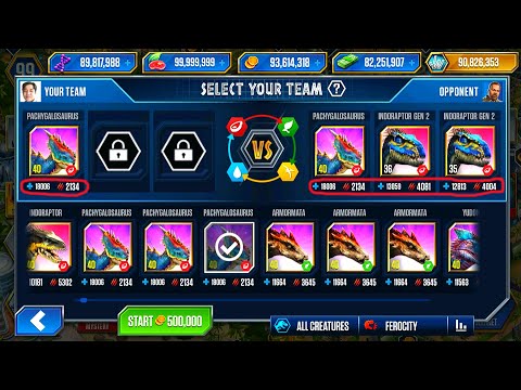 SUPER PACHYGALOSAURUS BEAT 3 BIG OPPONENTS | JURASSIC WORLD THE GAME