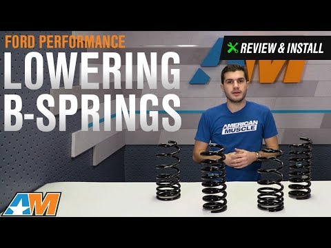 1979-2004 Ford Mustang (GT, V6, Mach1, Cobra) Performance Lowering B-Springs Review & Install