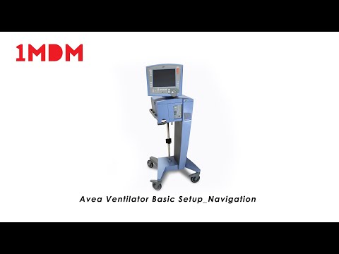 Avea Ventilator Basic Setup Navigation