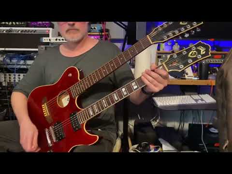 Guild Custom Shop Crossroads SLASH Doubleneck - VIDEO - plays n sounds great! image 15