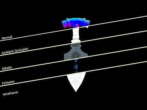 Stylized Kunai Breakdown | Maya 2020 | Zbrush |