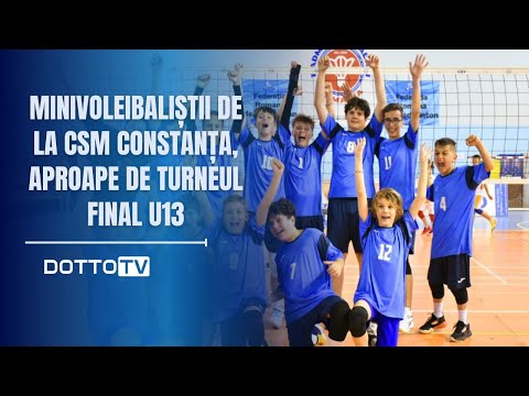 Minivoleibaliștii de la CSM Constanța, aproape de Turneul Final U13