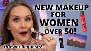 Flawless At 40?! Testing NEW Makeup Products For Mature Skin!