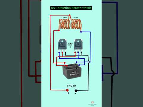 Induction heater circuit | how to make heater #inductionheater #heater #electronic