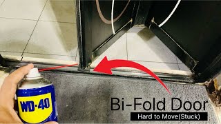 Easy Way on How to Fix Bifold Door Hard to Move - Stuck | How to Make Bifold Door Slide Easier