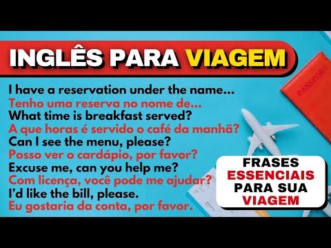 INGLÊS PARA VIAGEM - Frases Essenciais Para Sua Viagem