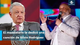 AMLO responde a Francisco Céspedes, cantautor que le deseó la muerte