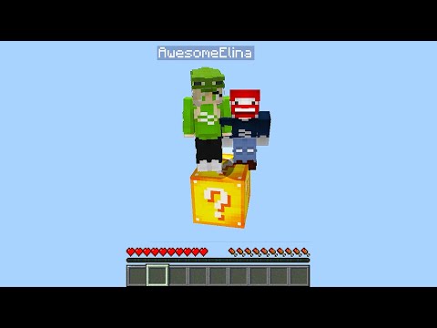 Wir MÜSSEN auf 1 LUCKY BLOCK ÜBERLEBEN - Minecraft