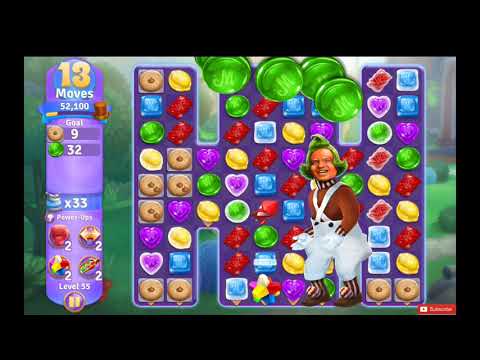 Wonka's World of Candy Level 55 NO BOOSTERS - A S GAMING