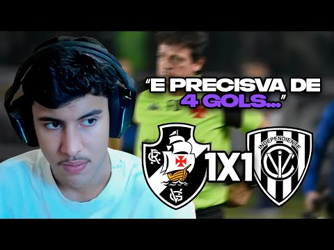 RENATO REAGE: VASCO 1 X 1 INDEPENDIENTE DEL VALLE | MELHORES MOMENTOS | COPA SULAMERICANA