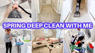 SPRING DEEP CLEAN WITH ME | CLEANING MOTIVATION | CARPET CLEANING | JAMIE'S JOURNEY | CLEANING HOUSE