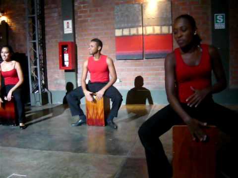 CONTRAPUNTO DE CAJONES Y ZAPATEO EN DANZA PERU