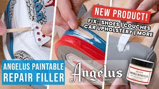 Easily Repair Shoes, Couches, Seats and More | Angelus Paintable Repair Filler