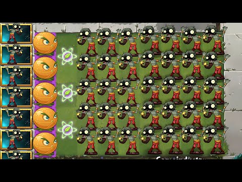 pvz2 tournament - every plant power up 🆚 20 fire breather zombie