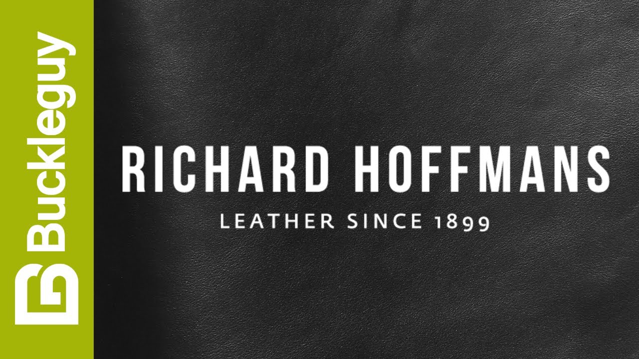 Richard Hoffmans Leather, Paris | Black | Full Grain Leather Demo