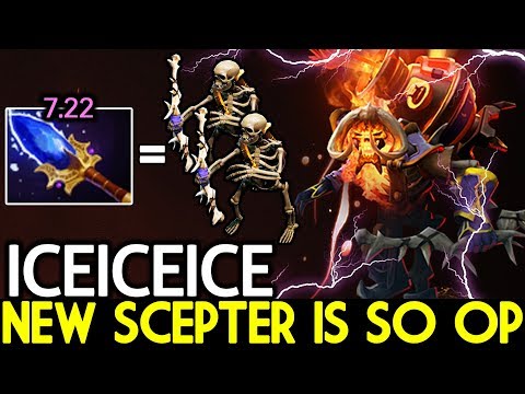 Iceiceice [Clinkz] New Scepter is So OP Creates Skeletons Pro Gameplay 7.22 Dota 2