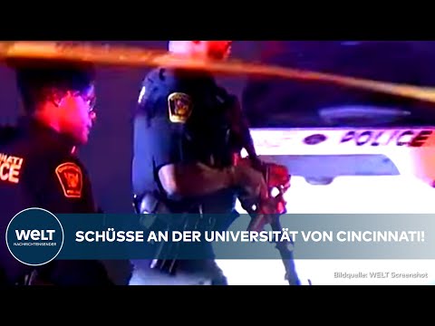 Video Thumbnail: USA: Schüsse an der Universität von Cincinnati! Drei Tote und vier Verletzte