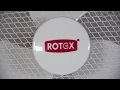 ВЕНТИЛЯТОР ROTEX RAT01-E (два в коробке) - видео