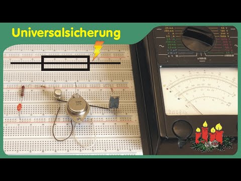 An electronic fuse, universally applicable for direct current and alternating current