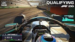 ULTRA IMMERSIVE F1 GAMEPLAY - Kimi Antonelli Qualifying 2026 Chinese GP with Team Radio