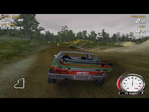 FlatOut Walkthrough #16 - Gravel Rock Run