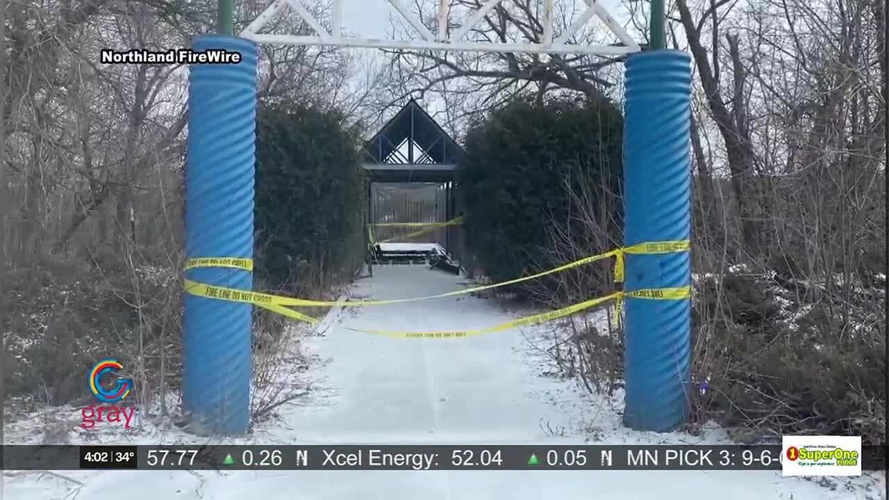 Early morning fire ‘extensively damaged’ mine overlook on Iron Range