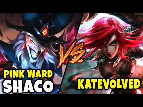 PINK WARD SHACO VS. RANK 1 KATARINA KATEVOLVED!! - League of Legends