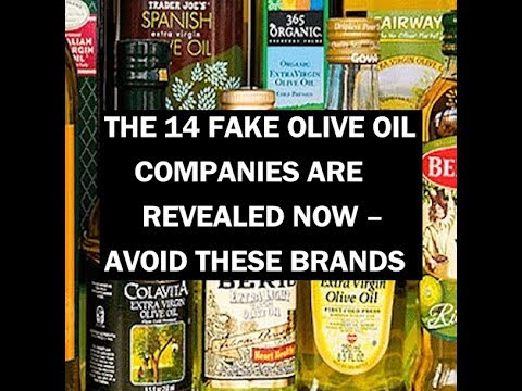 The 14 Fake Olive Oil Companies Are Revealed Now... Avoid Them