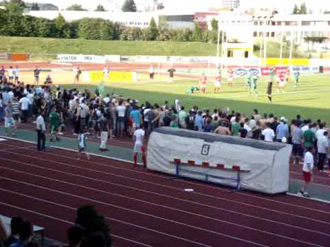 Olimpija - Aluminij, konec tekme