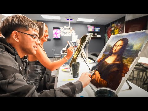 N3on & McKinley Richardson Take A Painting Class..