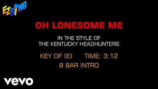 Kentucky Headhunters - Oh Lonesome Me (Karaoke EZ Sing)