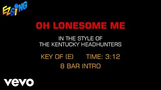Kentucky Headhunters - Oh Lonesome Me (Karaoke EZ Sing)
