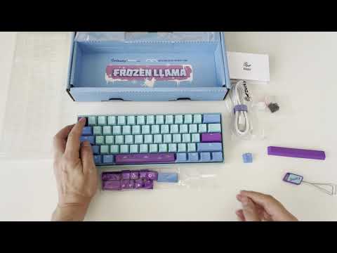 Ducky Mecha Mini Frozen Llama v2 RGB - unboxing best 60 percent gaming keyboard