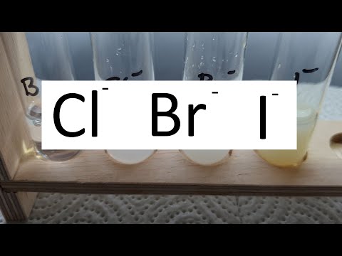 Nachweis von Halogenionen