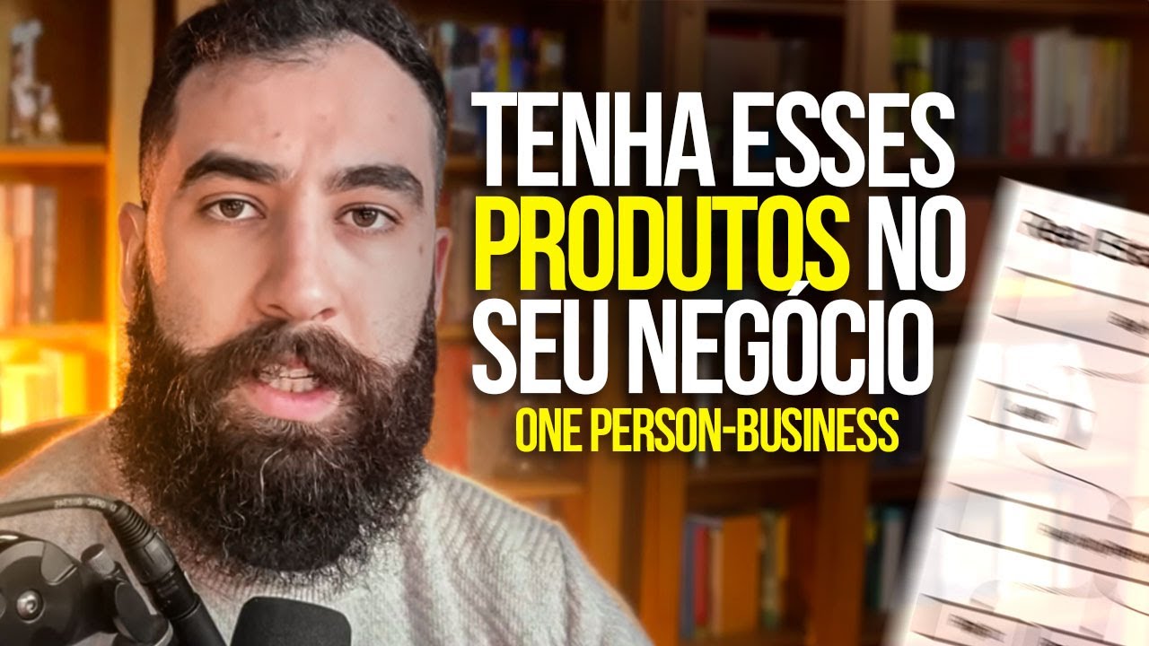Os PRODUTOS que podem levar um negócio de uma pessoa para 100 MIL REAIS mês | One Person-Business