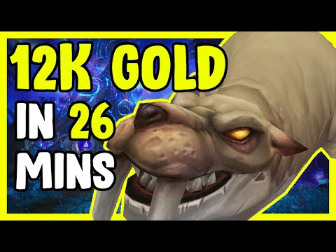 12k Gold With 26 Mins Work In WoW BFA 8.3 - Gold Farming, Gold Making Guide