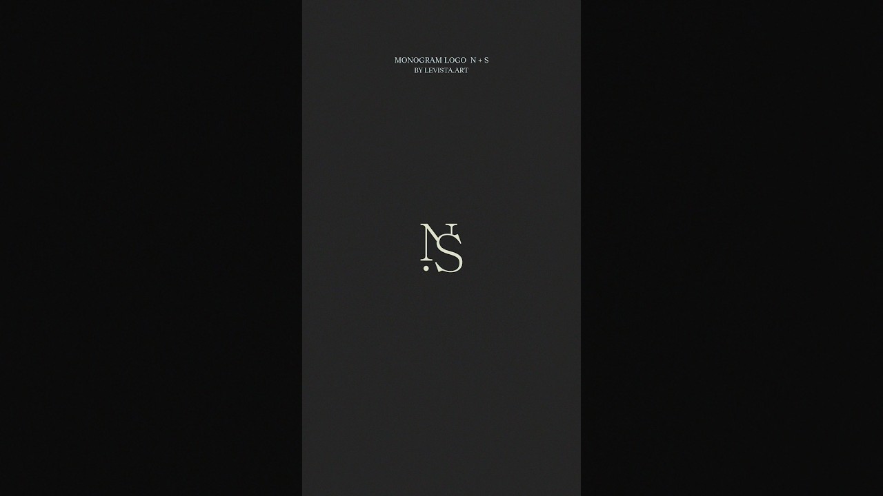 Personal brand design with Monogram logo for our follower ⭐️