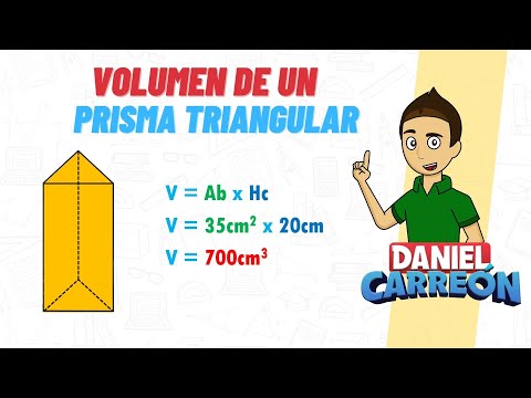 VOLUME OF A TRIANGULAR PRISM Super easy - For beginners