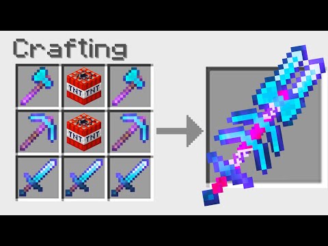 Minecraft But You Can Craft a "Multi Tool"...